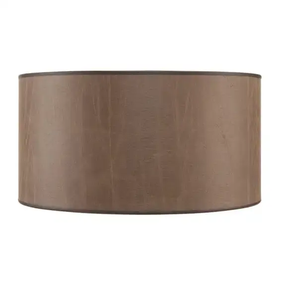 Lampeskjerm Cylinder Large Leather Brown