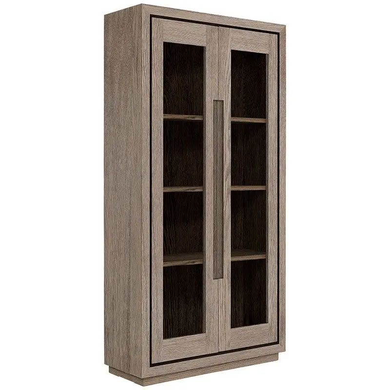 Vitrineskap Hunter i Eiketre Antique Grey