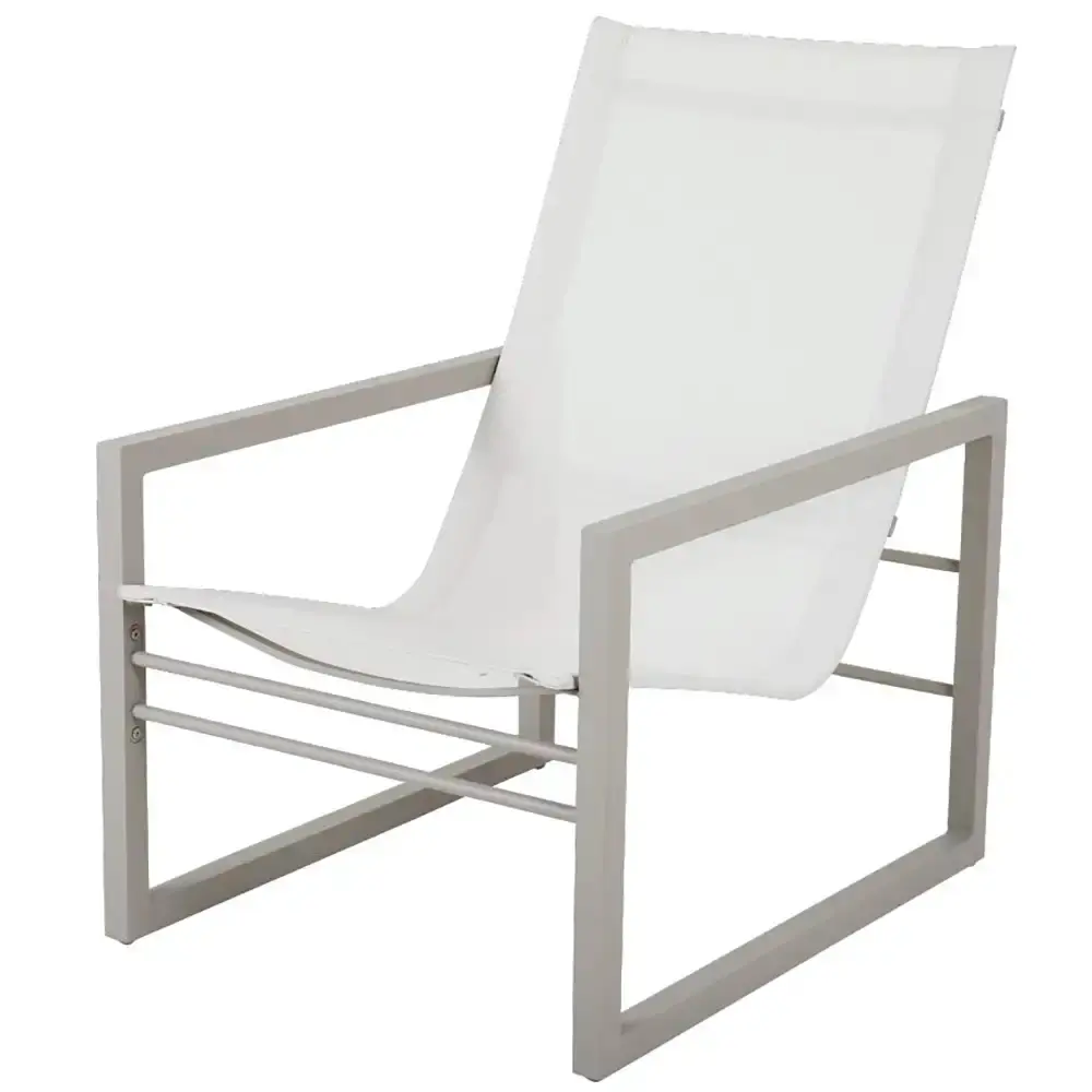 Vevi lenestol Khaki/Offwhite