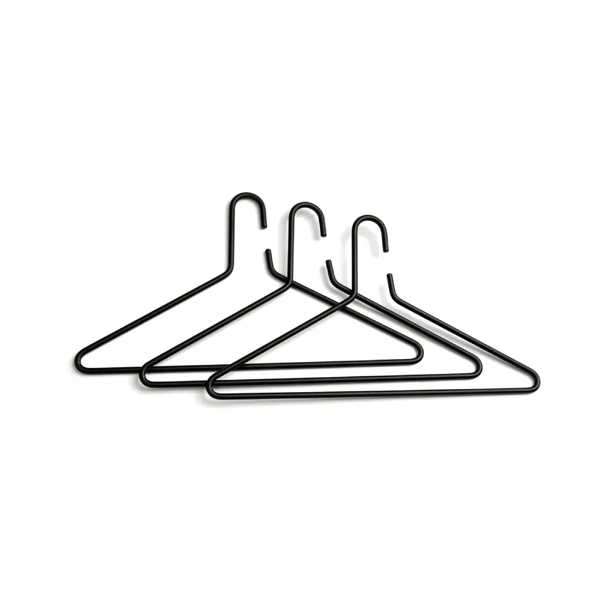 3-pakning Kleshenger Triangel Sort