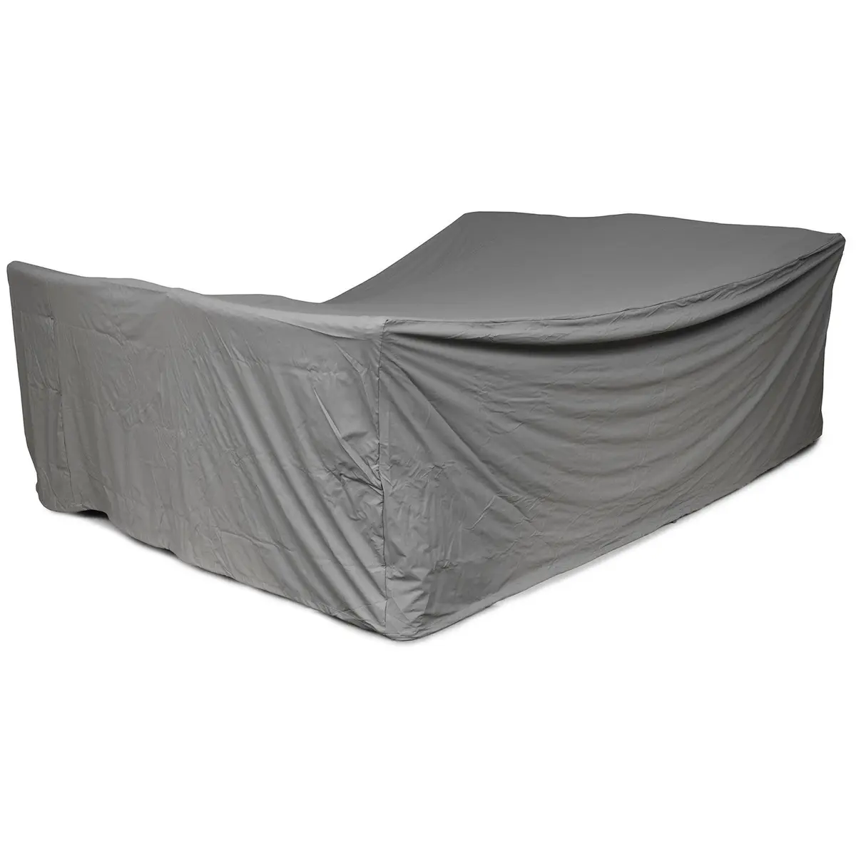 Møbelovertrekk 250x190 cm grå polyester