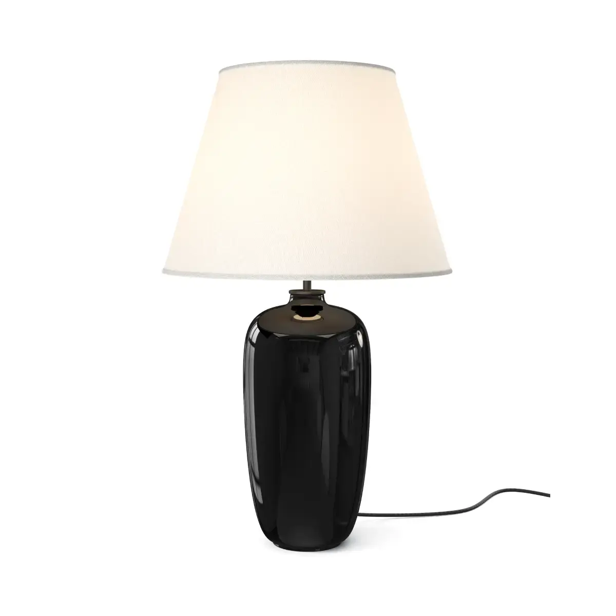 Torso bordlampe svart - H57 cm