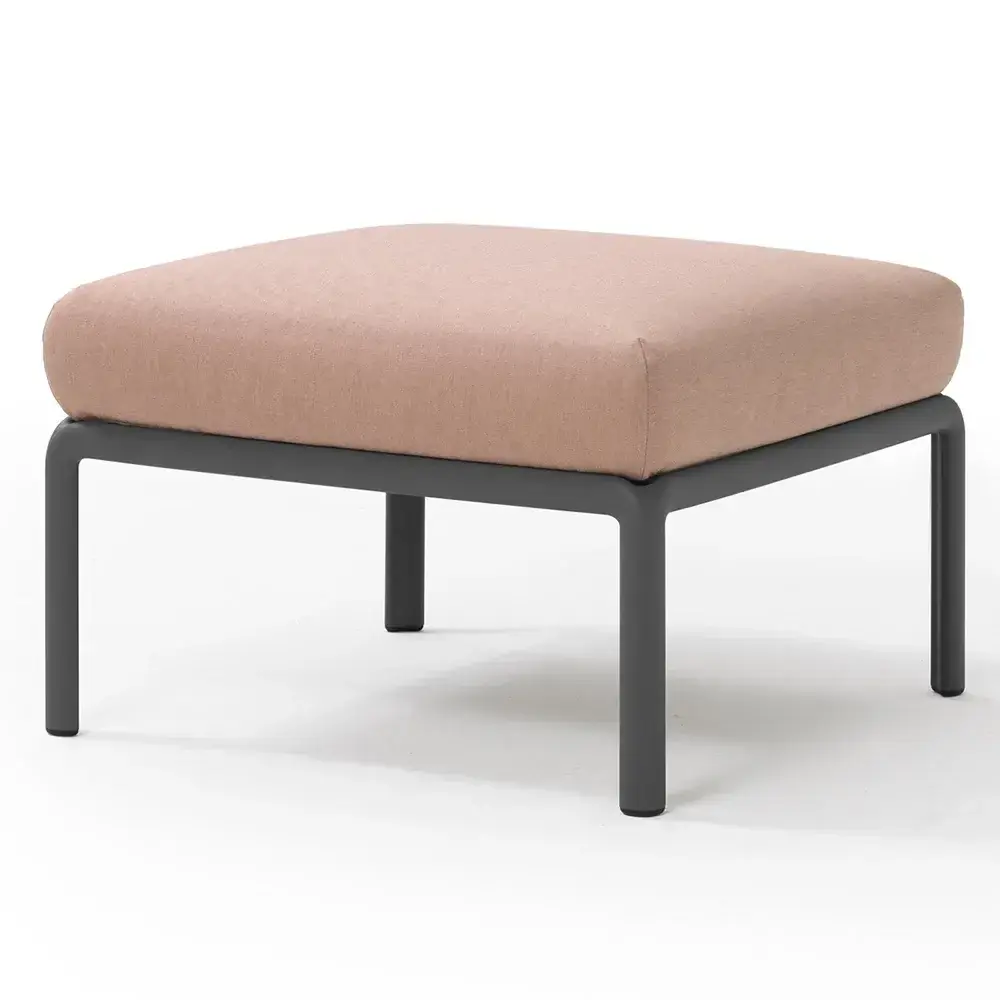 Komodo fotskammel Anthracite - Rosa Quarzo