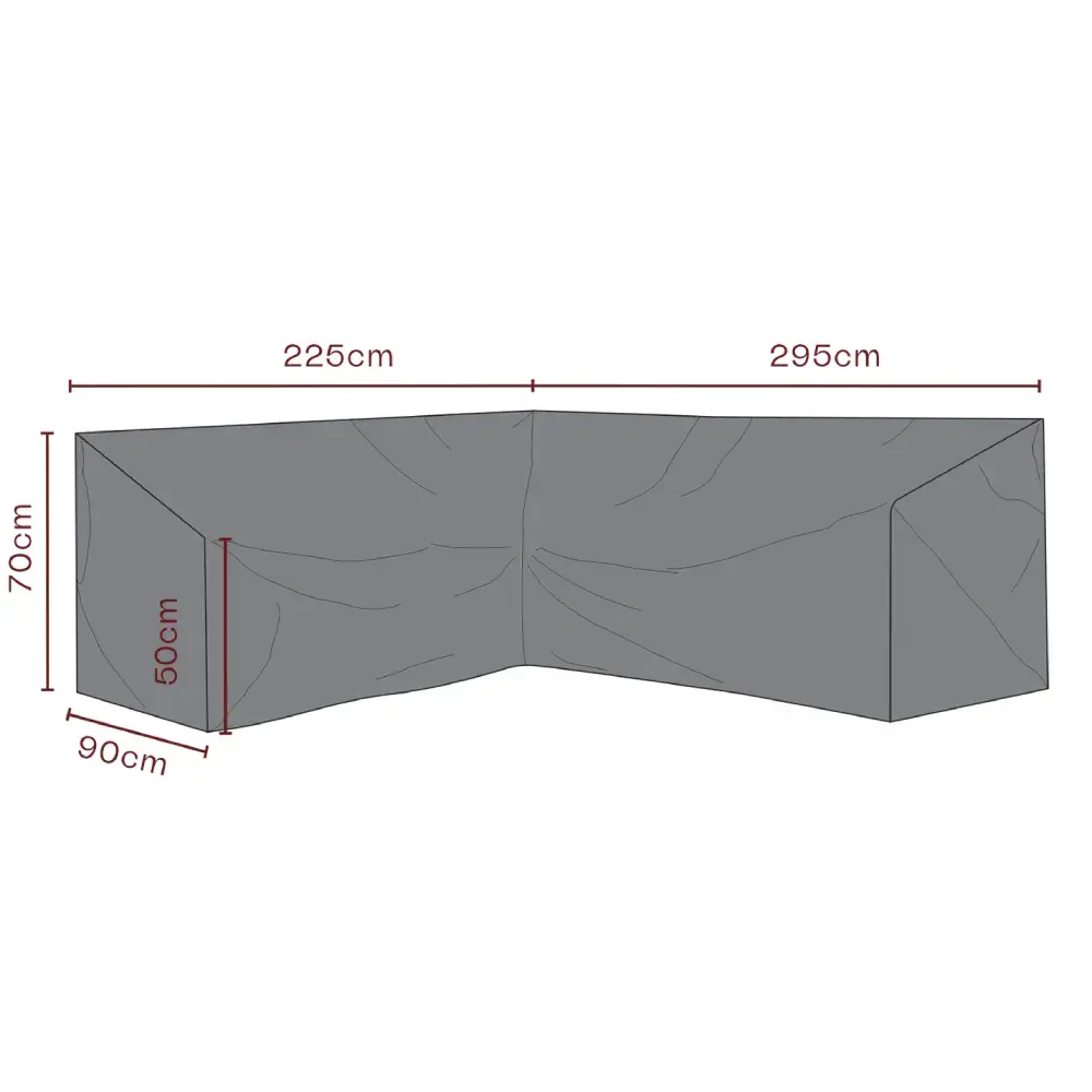 Møbeltrekk Hjørnesofa 295/225x70 cm Premium