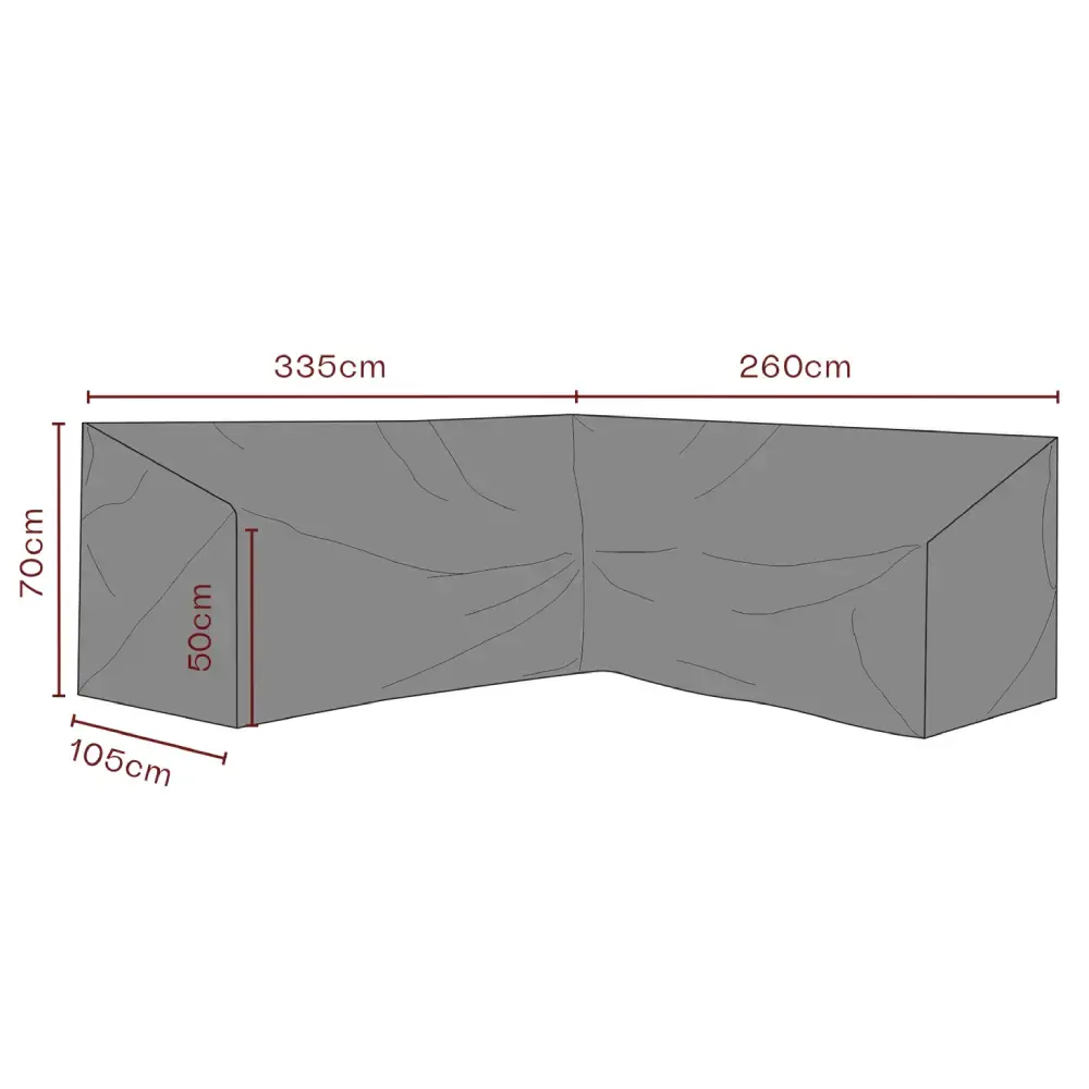 Møbelbeskyttelse Hjørnesofa 260/335x70 cm Premium