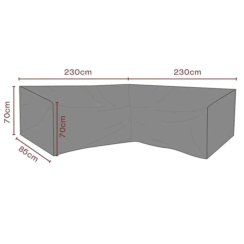 Møbeltrekk hjørnesofa 230/230x70x85 cm Premium
