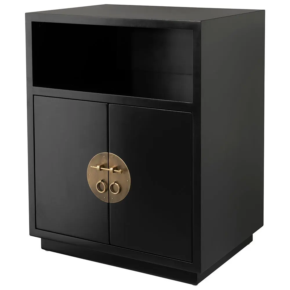 Kista Macao sidebord svart Artwood