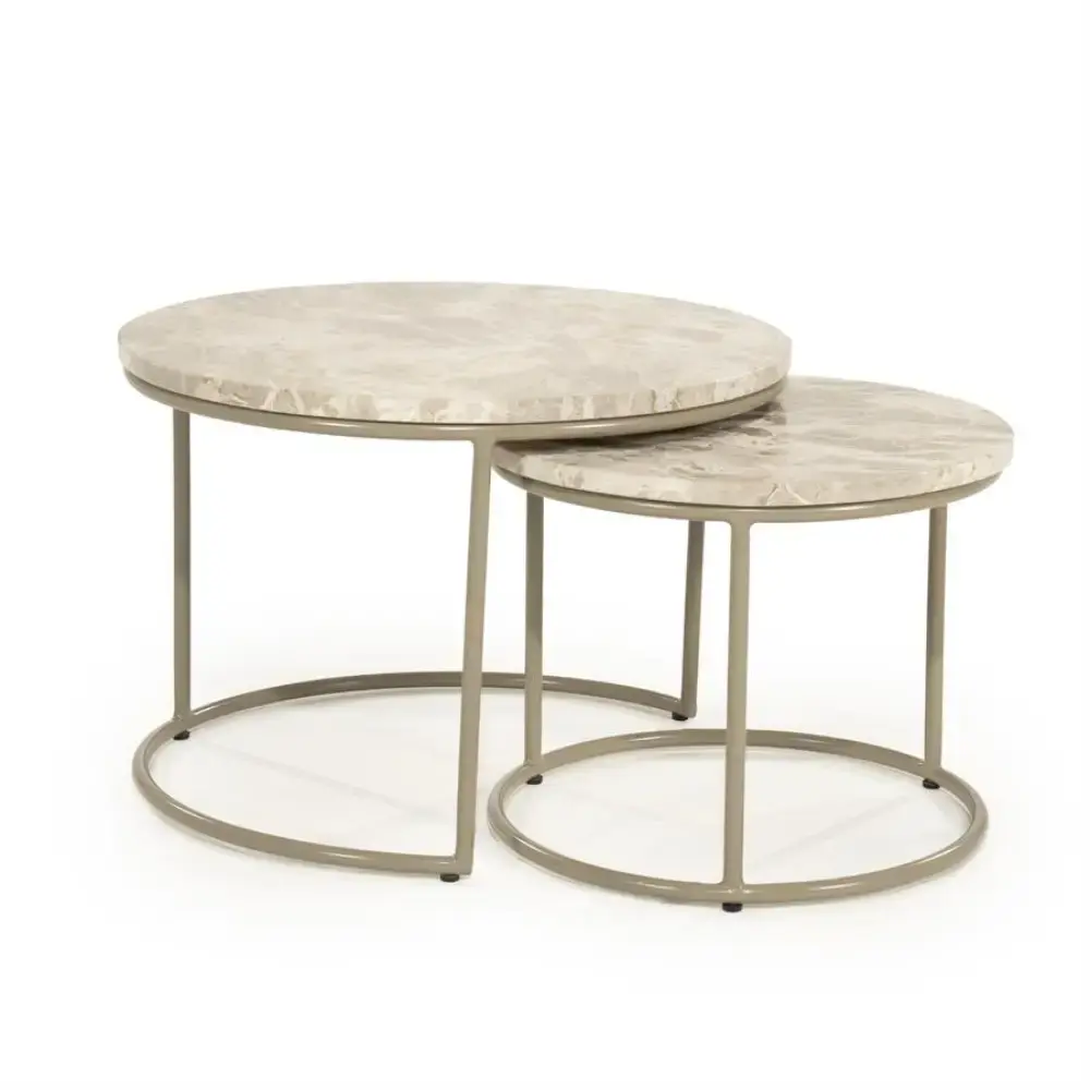 Alvar Salongbord sett 60x60x41 cm / 45x45x35 cm