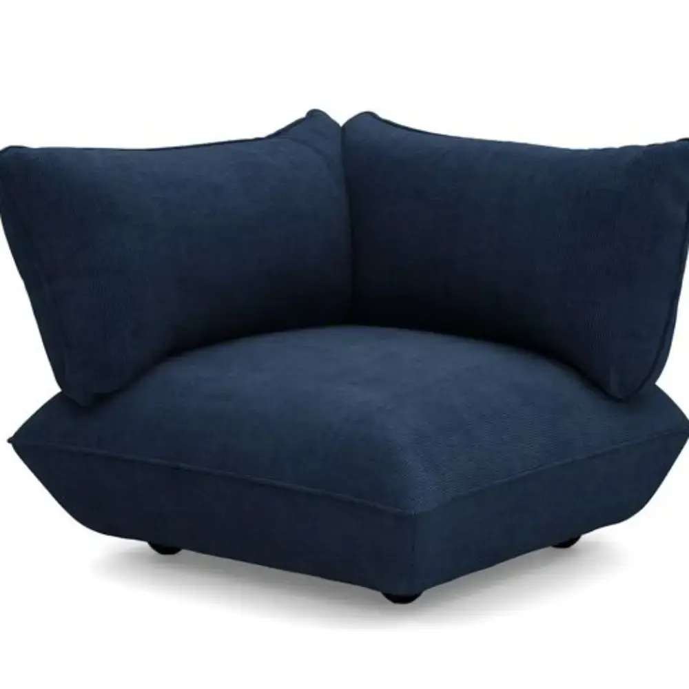 sumo sofa hjørneseksjon venstre cord recycled deep blue