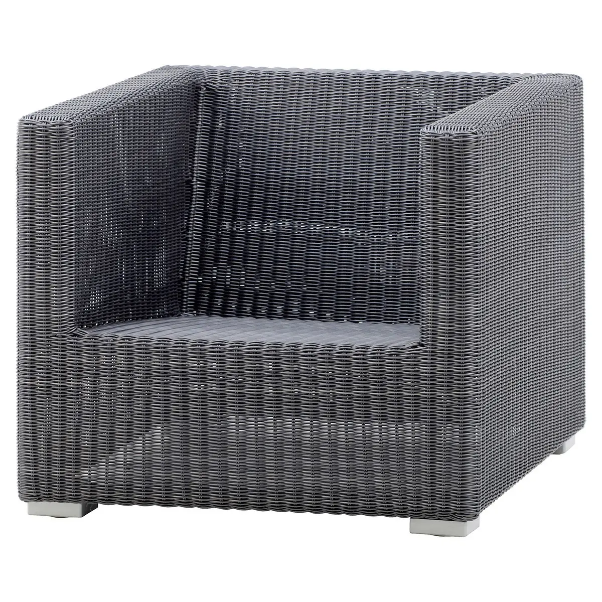 Chester Lounge lænestol Polyrattan Grafit