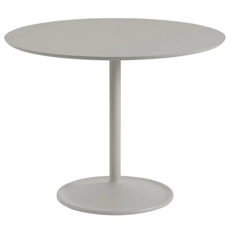 Soft spisebord 95 - Grey Linoleum Grey
