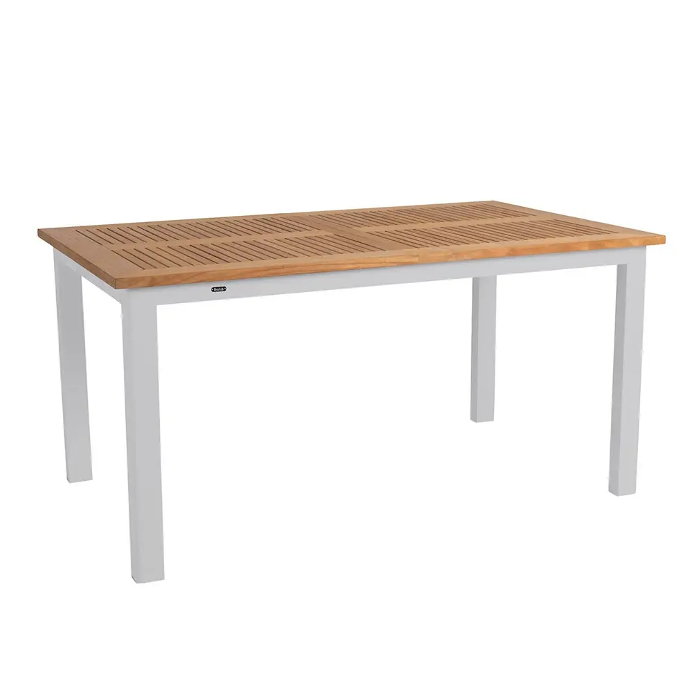 Lyon Spisebord 95x152-210cm - Lys Grå/Teak