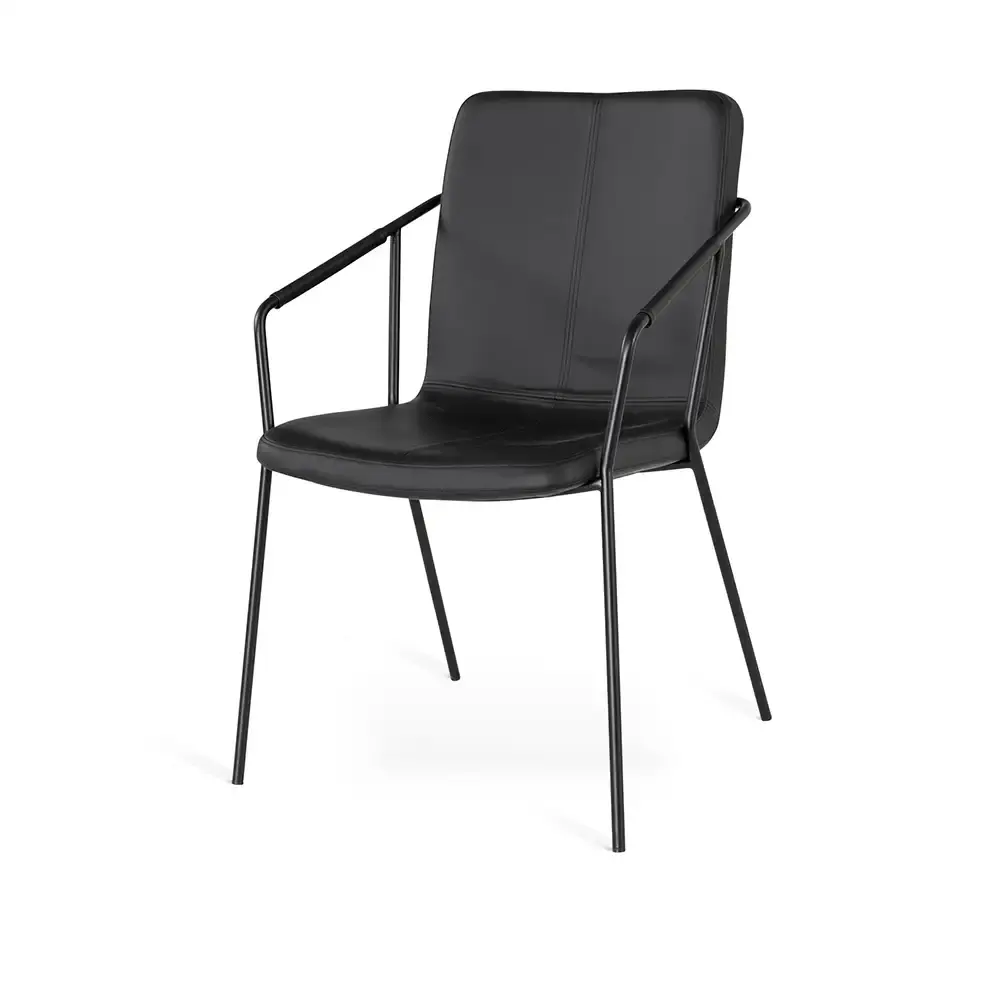 Evo Spisestol Svart 2-pakning