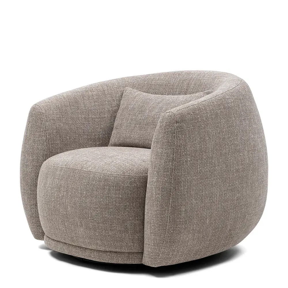 Roterende lenestol Leonardo Bright Taupe