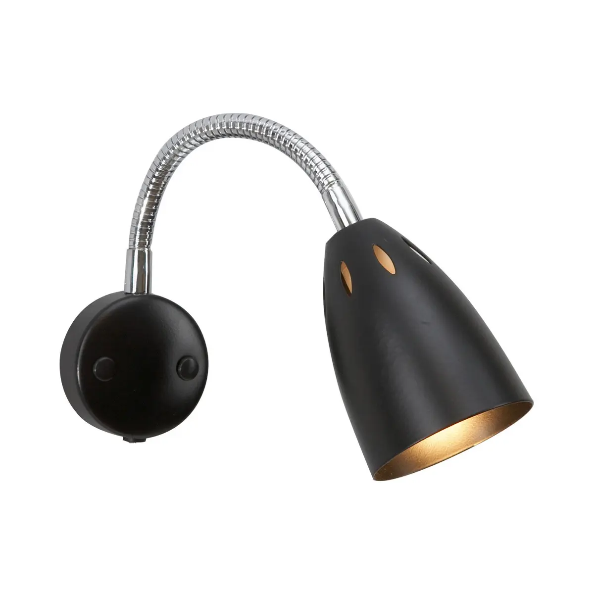 Smilla vegglampe matt svart E14