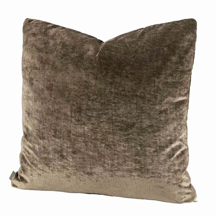 Garda Velvet Taupe putetrekk plain 60 X 60 Artwood