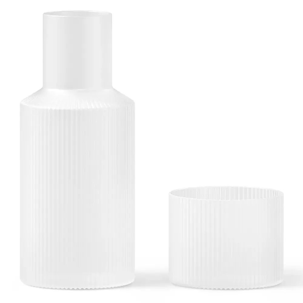 Ripple Karaffel med glass - Frosted