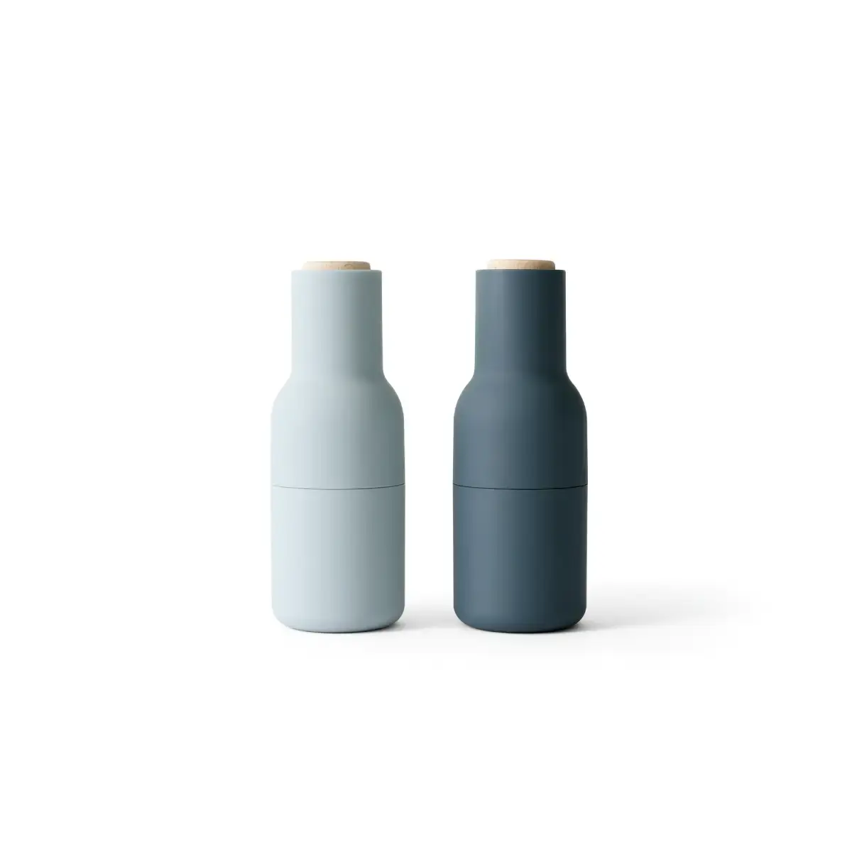 Bottle Grinder 2-pakning Stor - Blå / Bøk