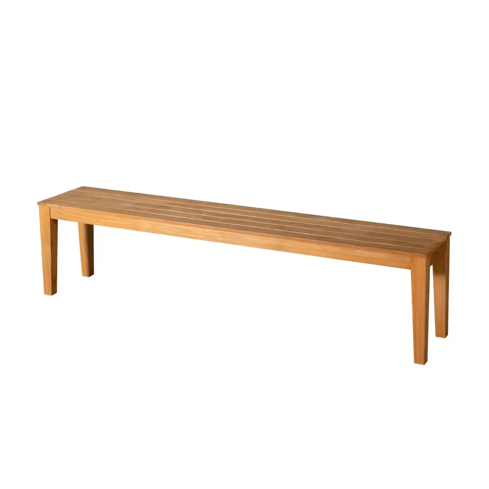 Gunnaröd benk teak inkl. pute beige