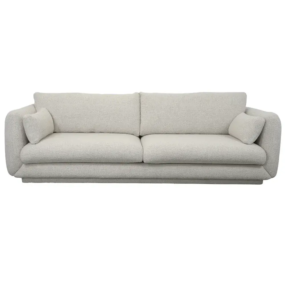Bloom 3-seters sofa m/sokkel Sand