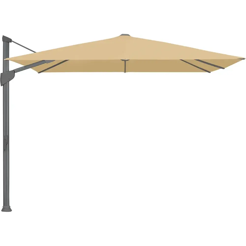 Fortano 300x300 cm parasoll antracit Cat.5 604 Cereal