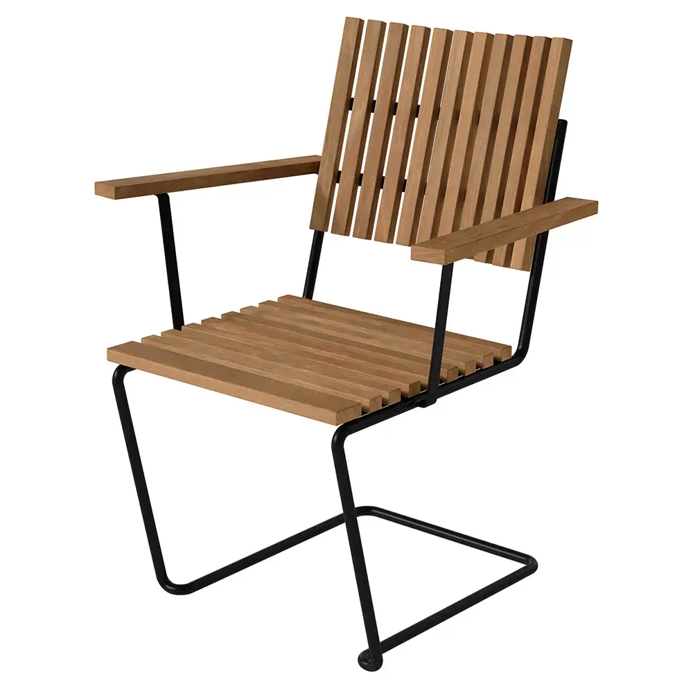 Bovik lenestol teak / svart