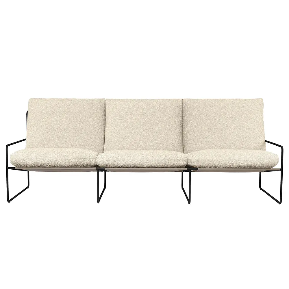 Desert 3-seters sofa Black/Off-white