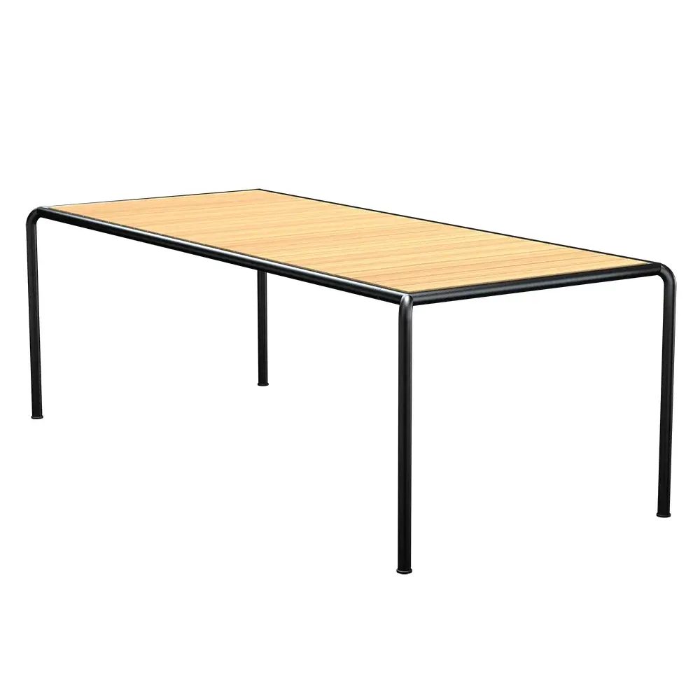 AVANTI Spisebord 222x98 cm furu/sort