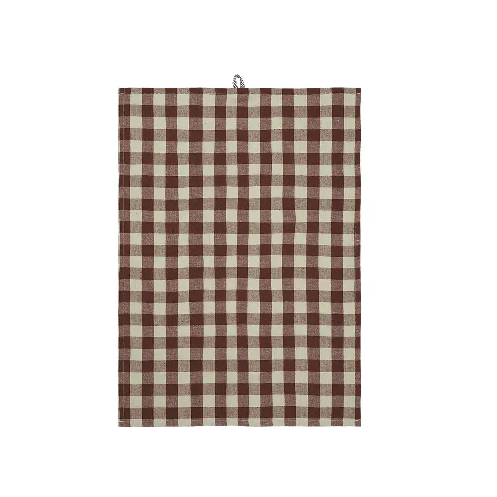 Kjøkkenhåndkle Hale Cinnamon/Grey Green