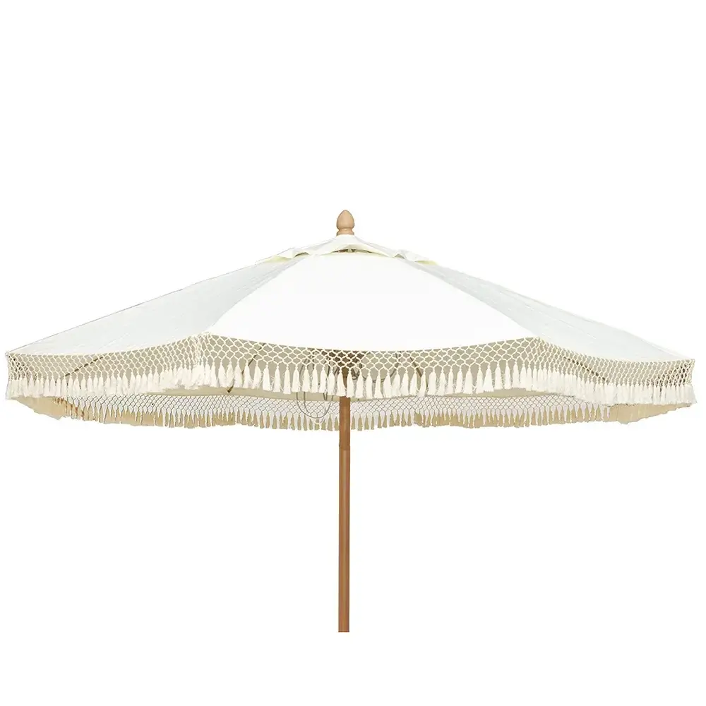 Parasoll med frynser Ø300 cm