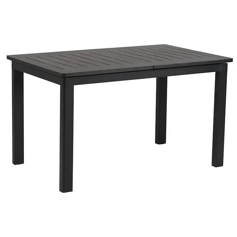 Lomma small spisebord 80x128-187 cm svart