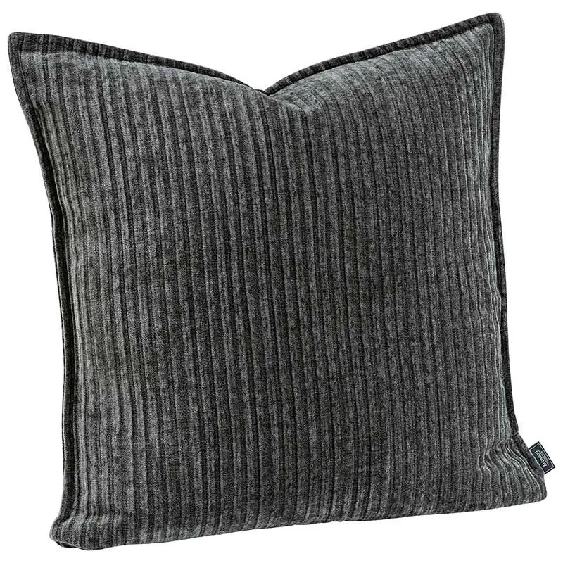 Putetrekk kordfløyel Grey 60 x 40 cm Artwood