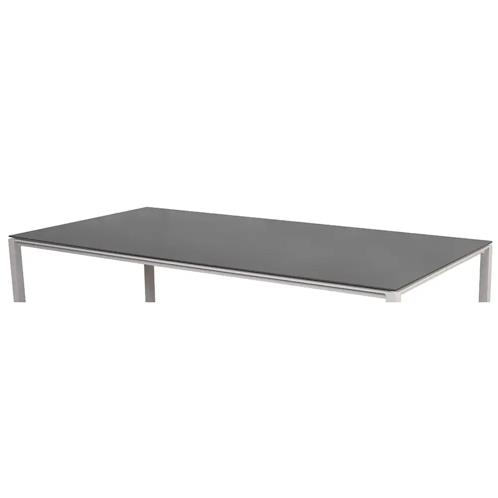 Tabletop 200x100 cm Nero black, ceramic