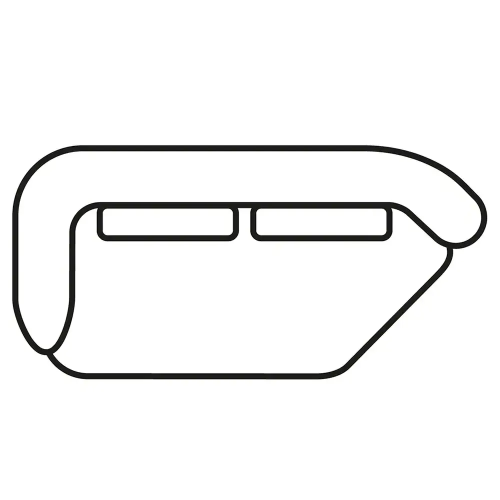 Orca 1,5-seter Curved venstre Kat B