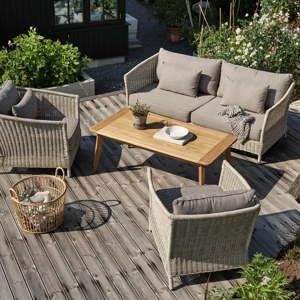 Aster loungegruppe kunstrotting Brafab