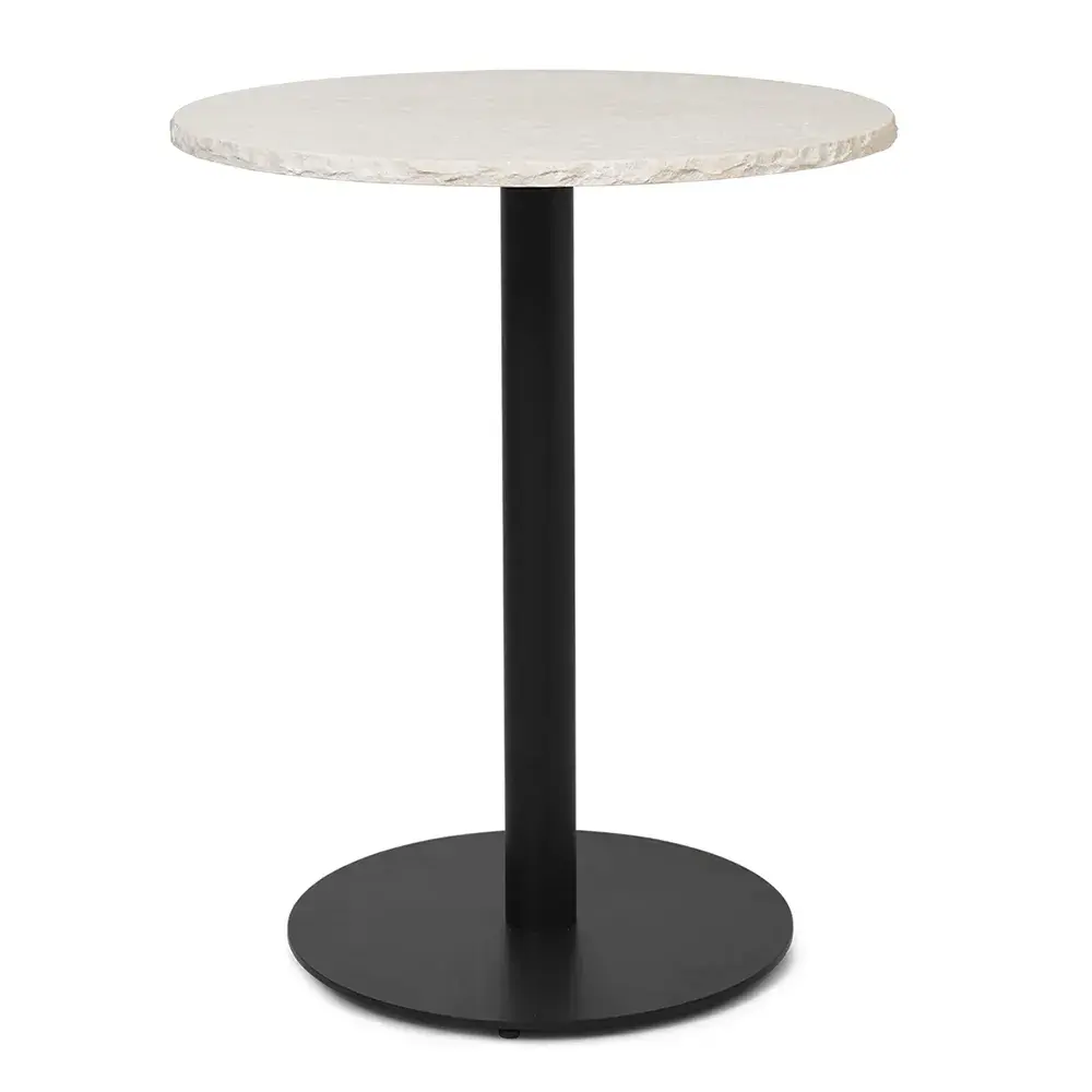 Mineral Kafébord - Bianco Curia/Black