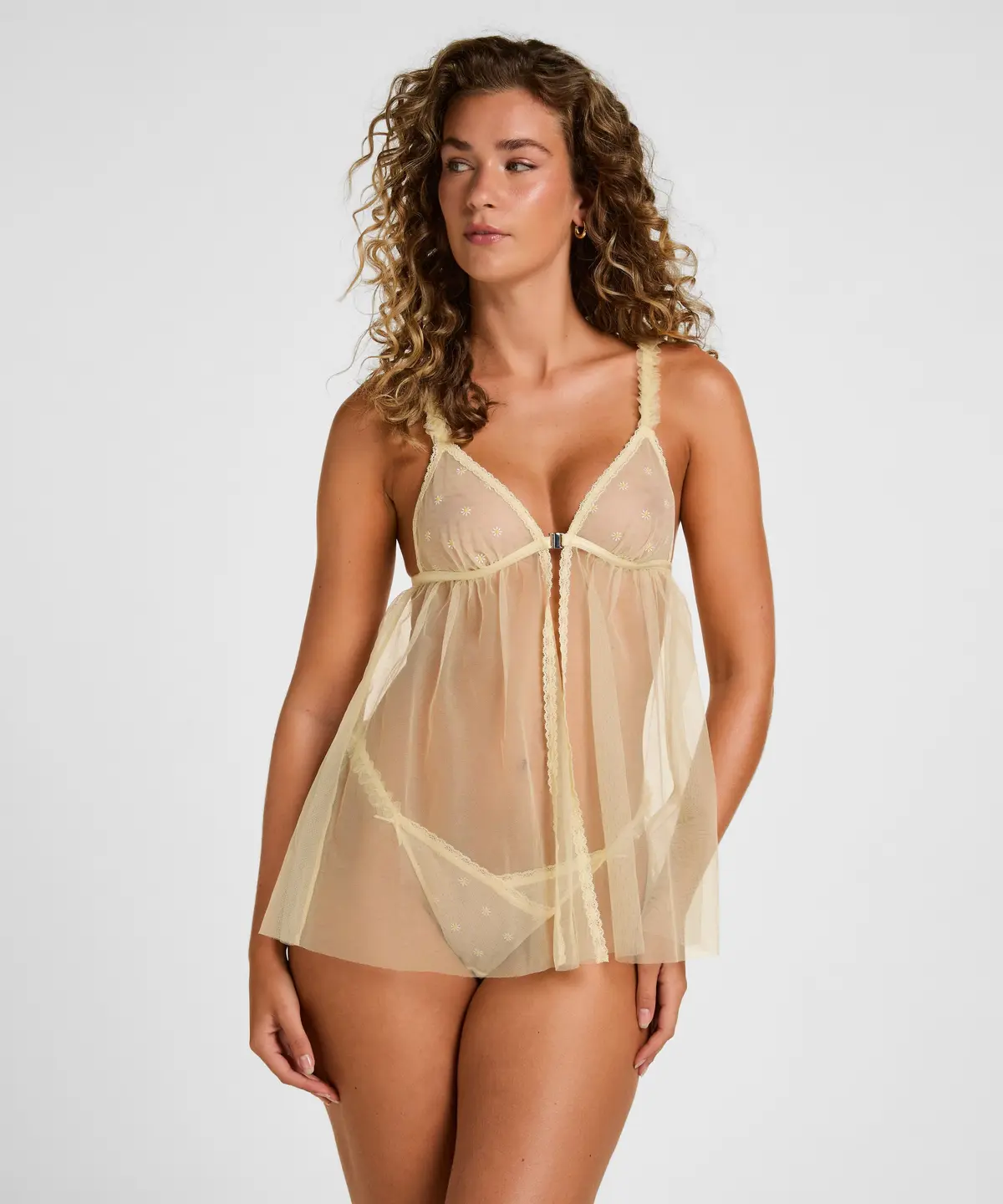 Babydoll Flora - Gul