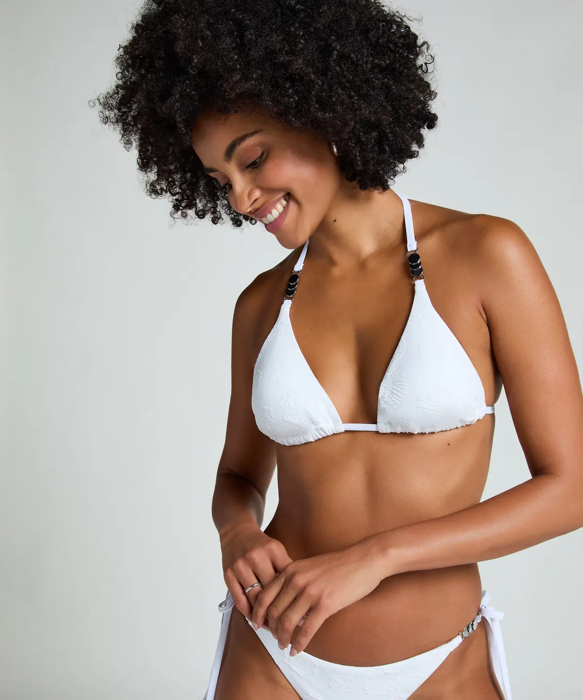 Seashell Triangle bikinitopp - Hvit