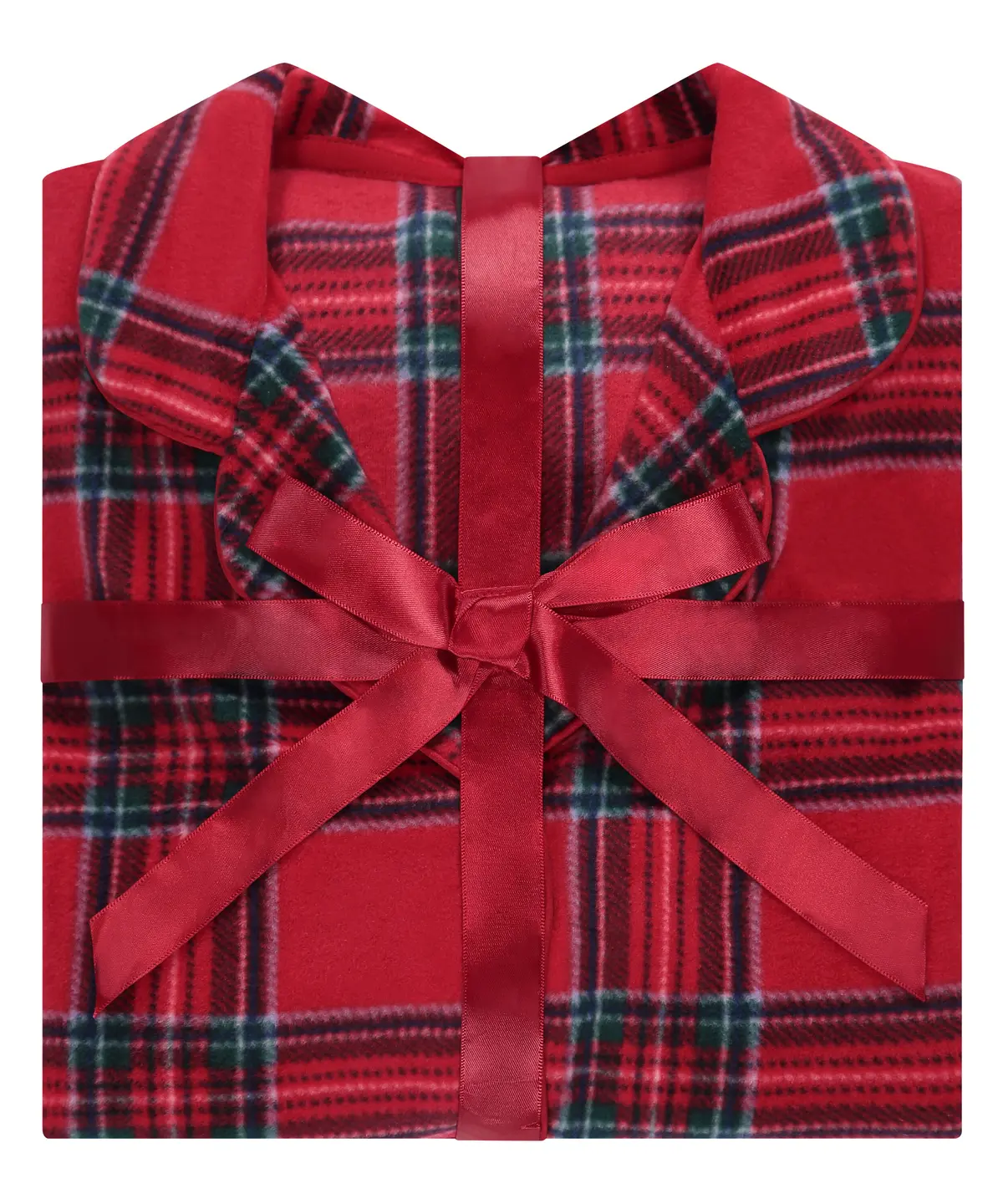 Pysjamassett Fleece - Rød