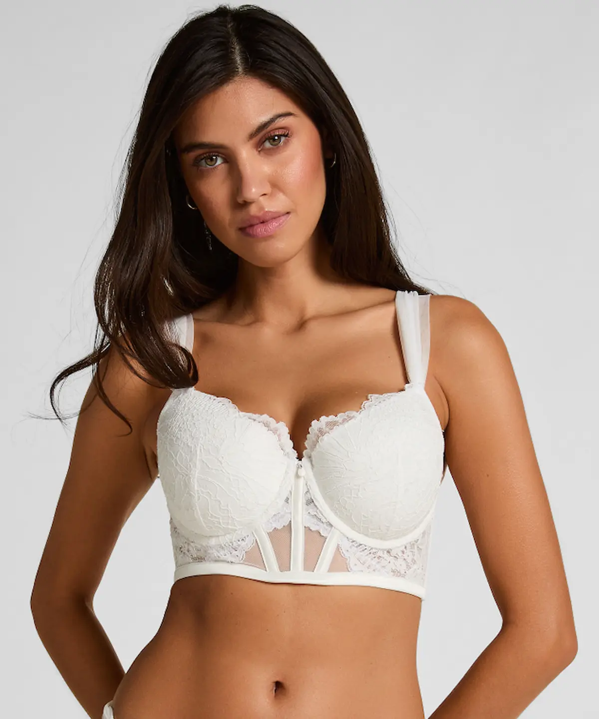 Longline polstret spile-BH Whitney - Hvit