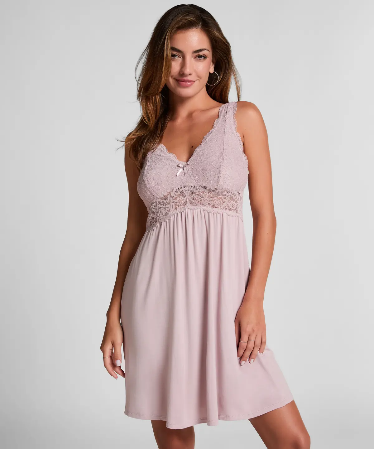 Nattkjole Nora Lace - Rosa