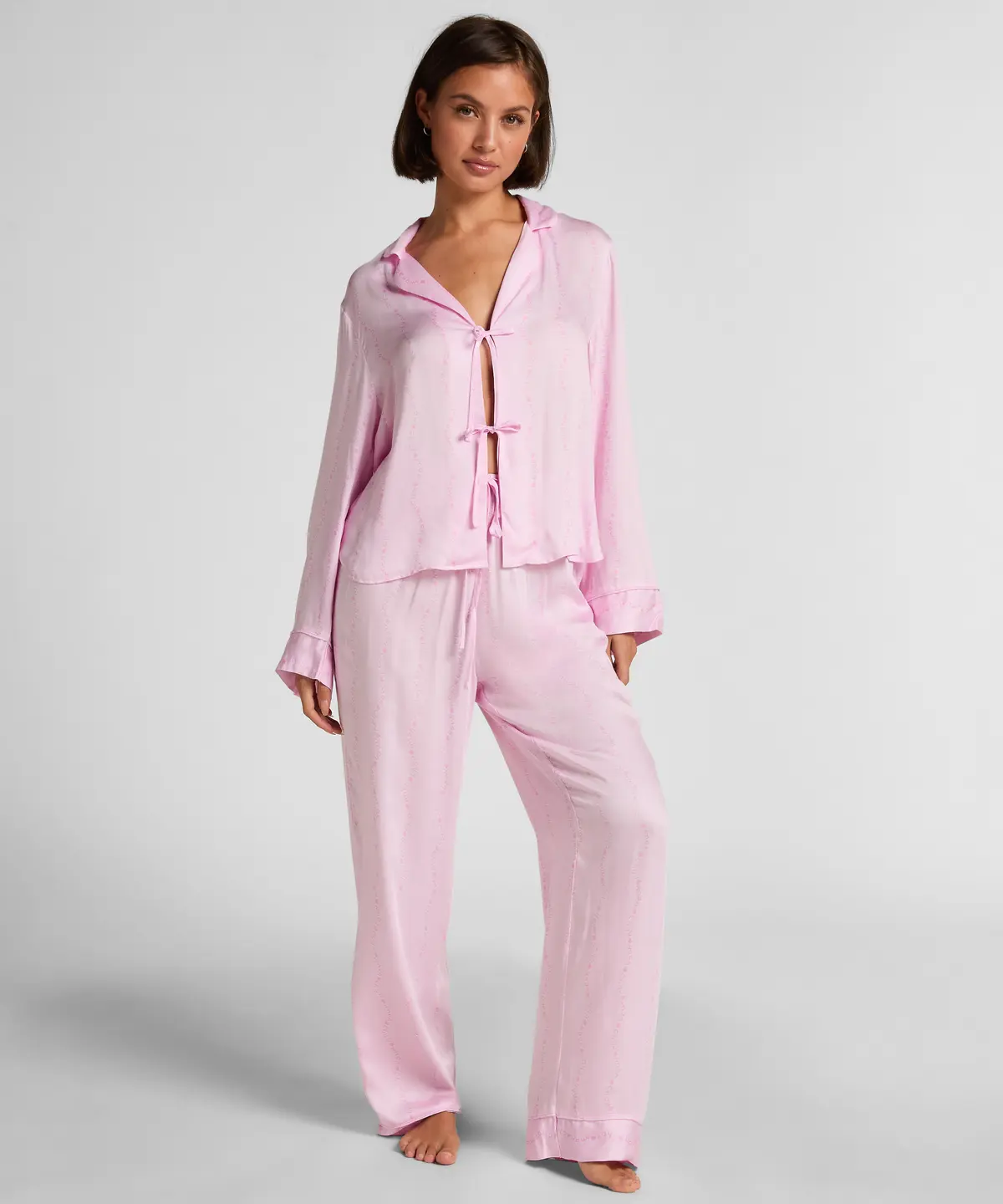 Pyjama Set Woven Monchou - Rosa