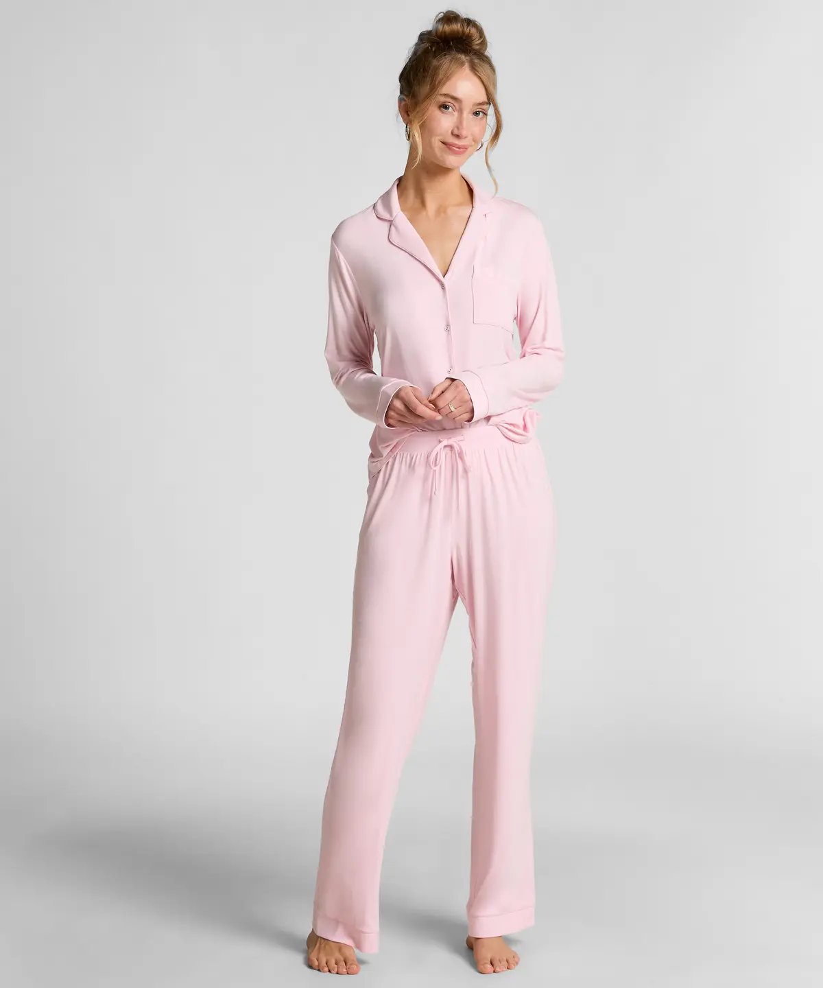Essential bukser i jerseystoff - Rosa