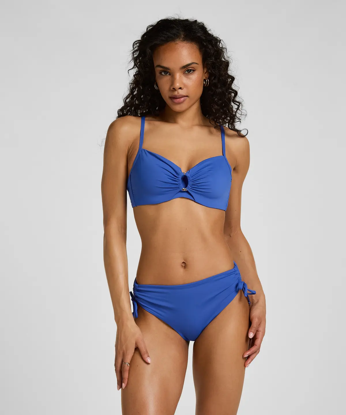 Midi Bikini Bottom Luxe - Blå
