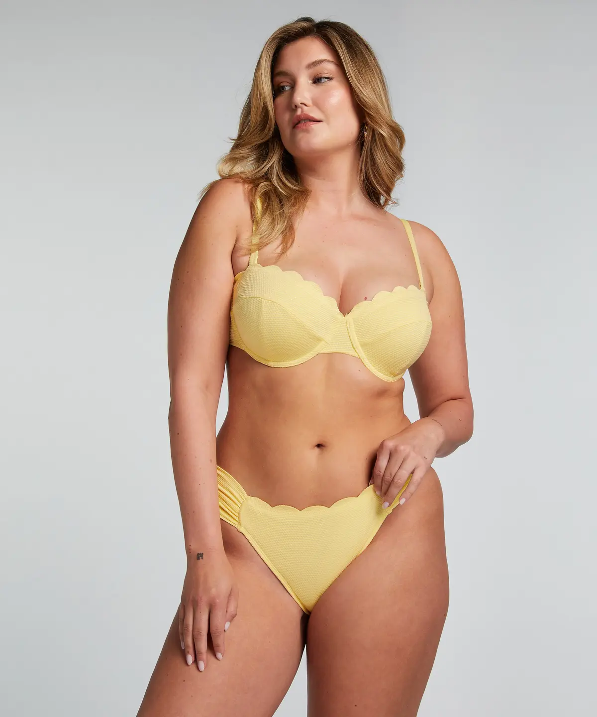 Rio Bikini Underdel Scallop - Gul