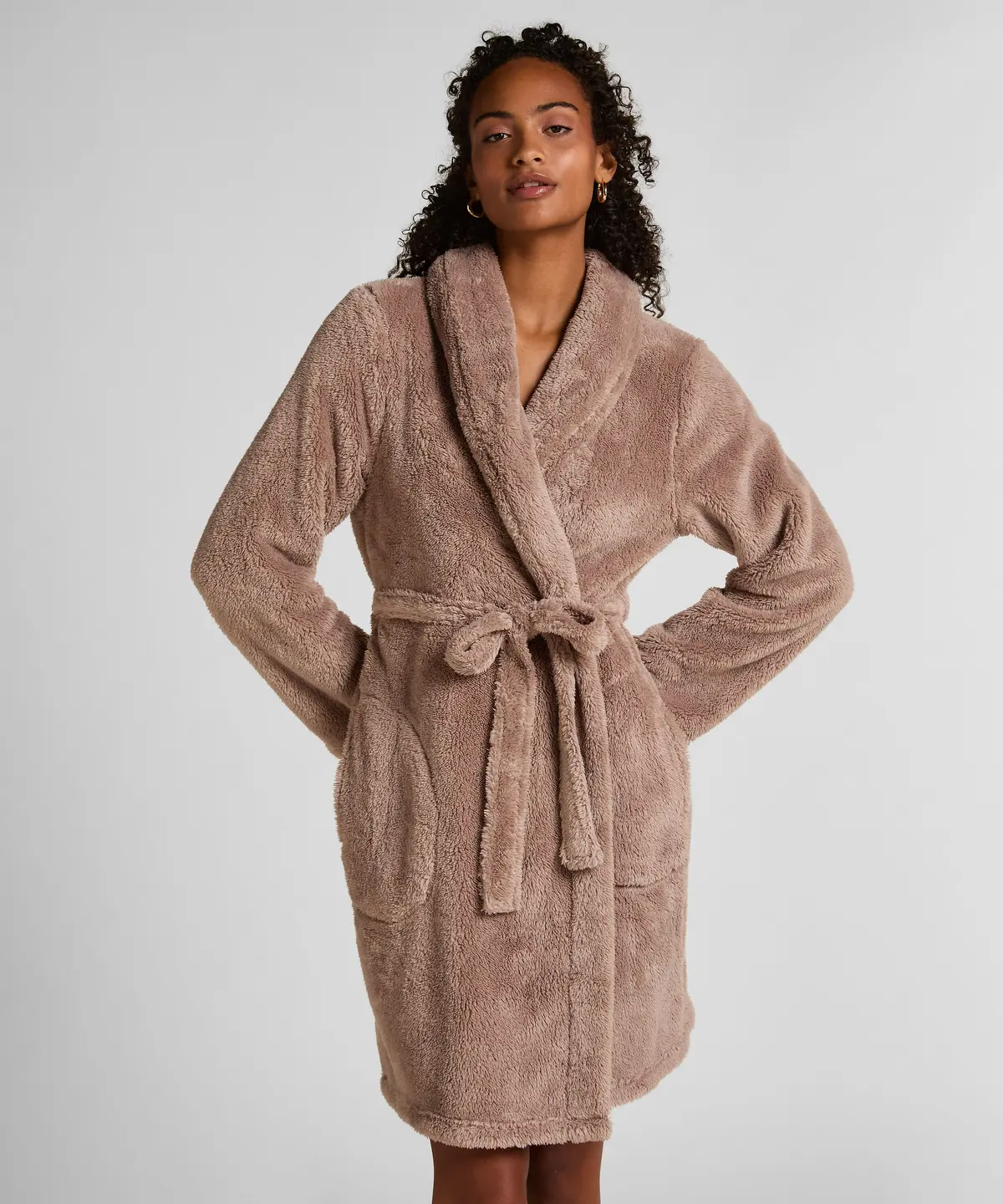 Robe Fluffy Fleece - Beige