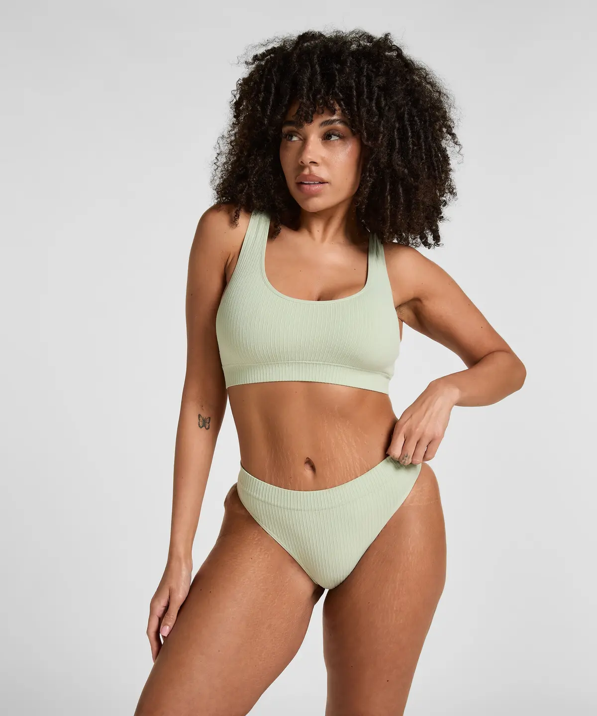 Bralette Scoop Dianne - Grønn