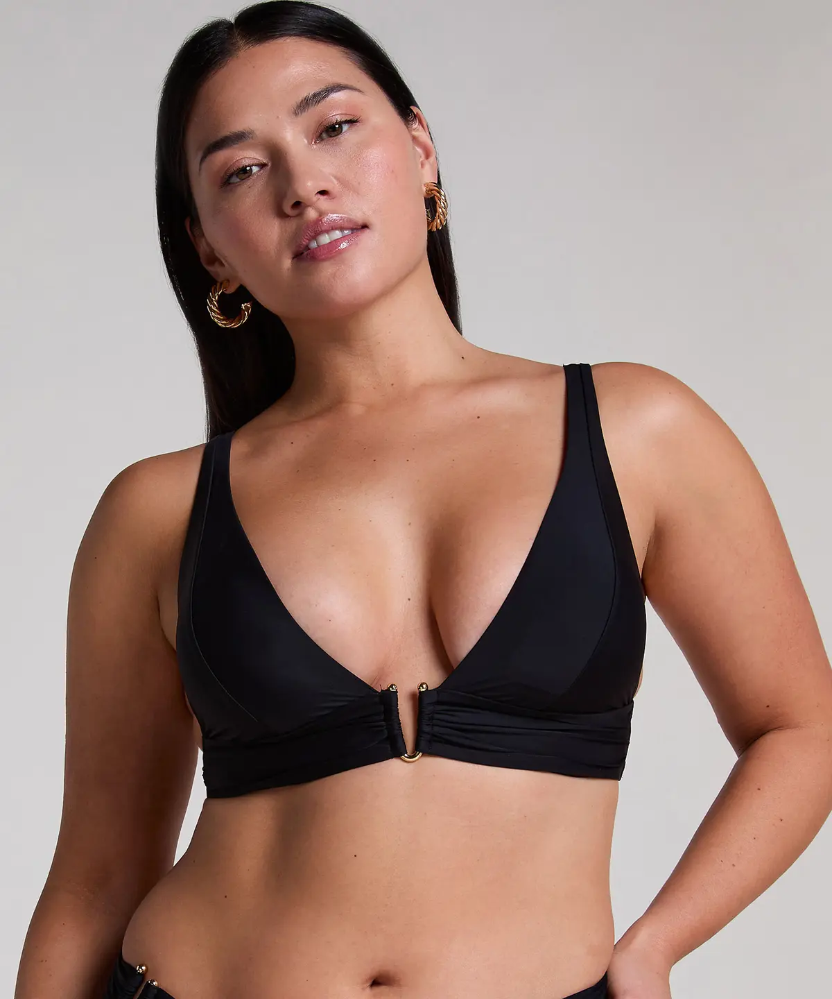 Luna triangle bikinitopp - Svart
