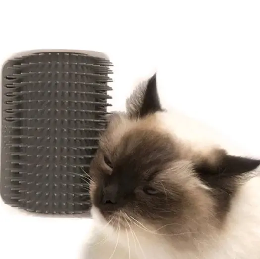 Klø- og børstehjørne for katt - selvklebende