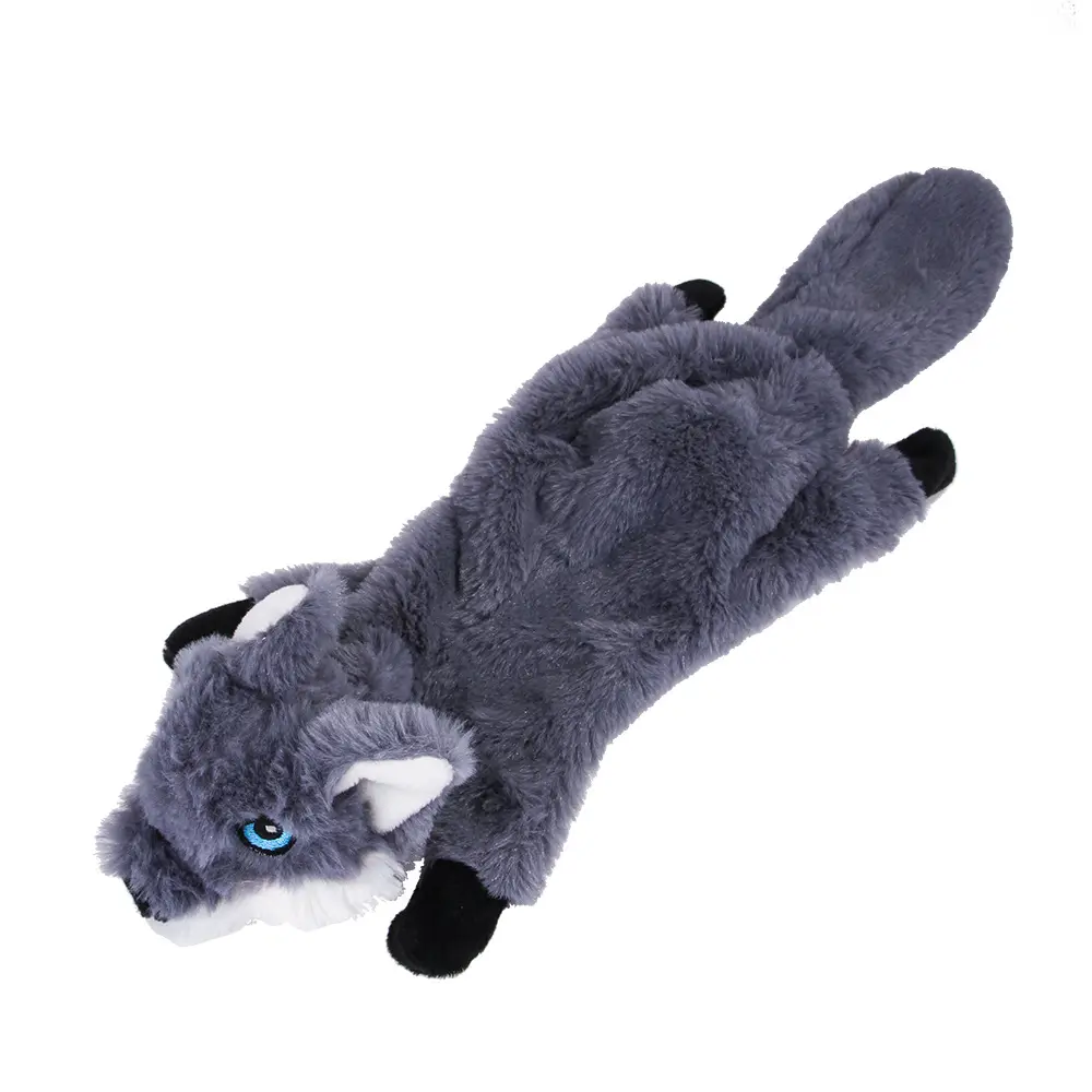 Liten vaskebjørn hundeleke, roadkill 45cm